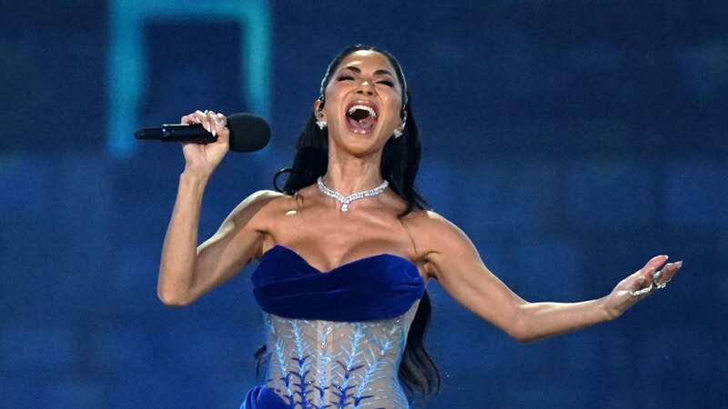 Nicole Scherzinger performed a rendition of the song Reflection from Mulan (Image: POOL/AFP via Getty Images)