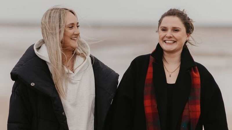 Lauren (left) and her fiancée Elizabeth bought their first flat six years ago (Image: examinerlive WS)