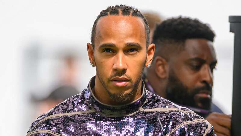 Lewis Hamilton in the Miami Grand Prix paddock (Image: AP)