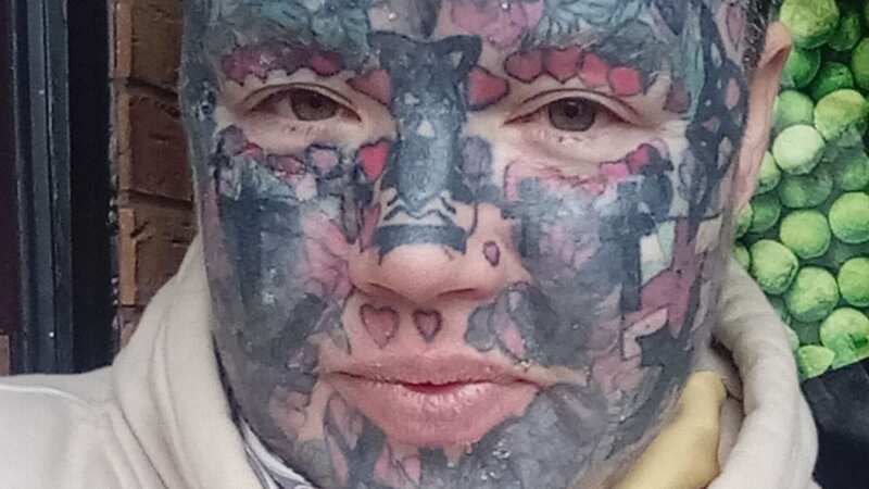 Mum Melissa Sloan says people are sometimes fearful of her and her face ink (Image: Melissa Sloan)