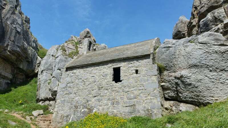 St Govan’s Chapel in Pembrokeshire was once lived in by a hermit (Image: Loughborough Echo)