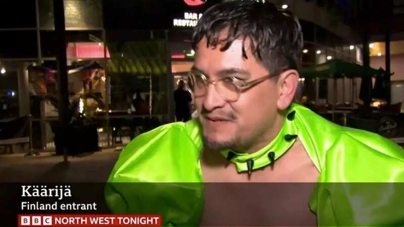The superfan was dressed like Kaarija (Image: BBC)