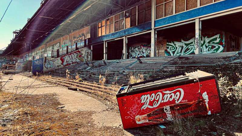 The Coventry Stadium once the height of popularity for hosting celebrated speedway races is now a decrepit ruin. (Image: mediadrumimages/MacorleeTravels)