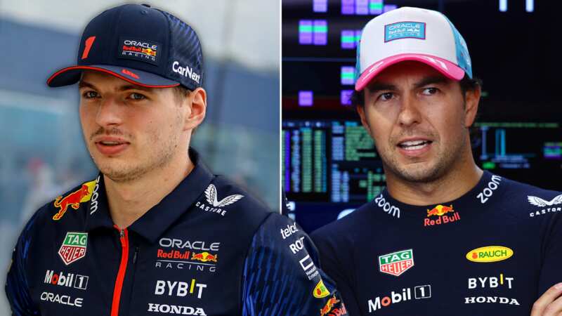 Perez was second on the Miami podium after race winner Verstappen (Image: Getty Images)