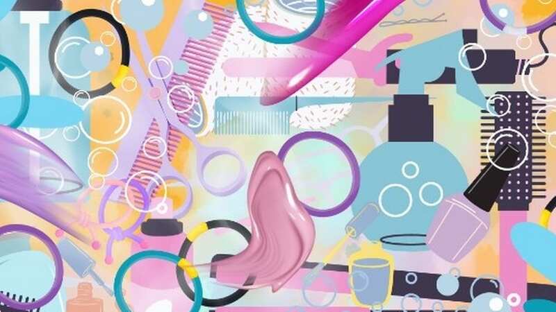 A new brain teaser is challenging puzzlers to spot the bobby pin (see full image below) (Image: Capital Hair and Beauty)