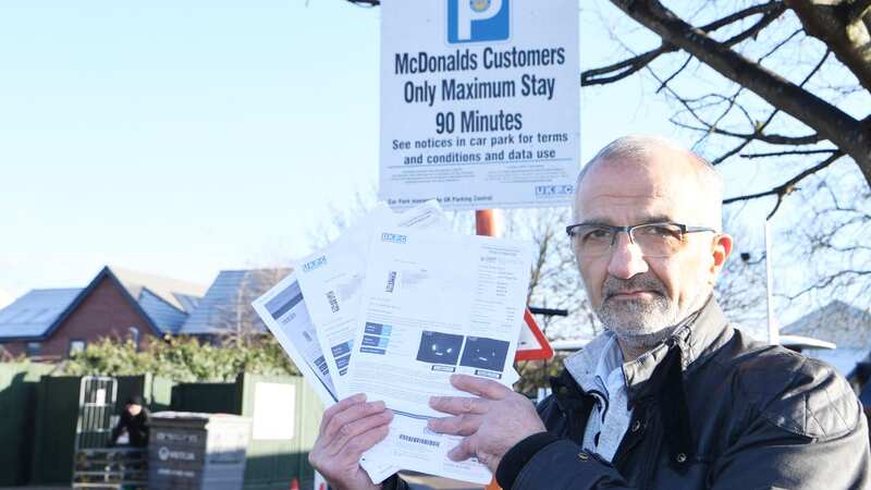 Shapour Meftah and his brother both received parking fines for overstaying in the McDonald