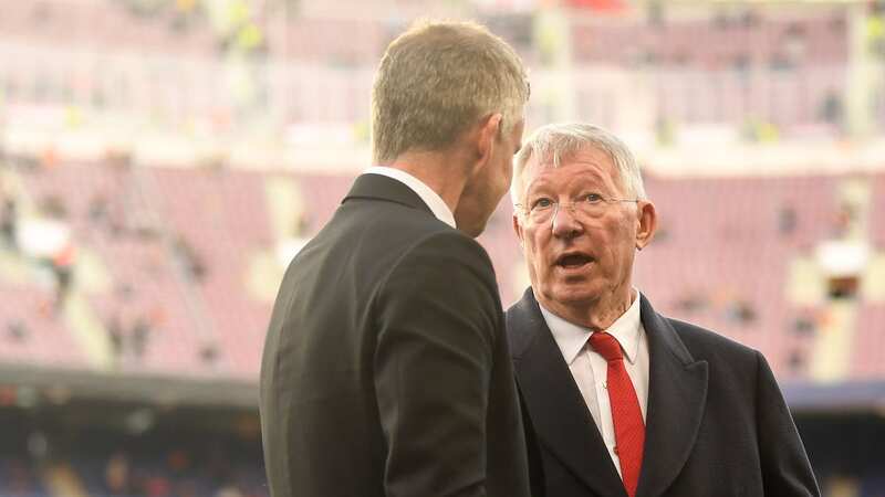 Former Man Utd bosses Sir Alex Ferguson and Ole Gunnar Solskjaer