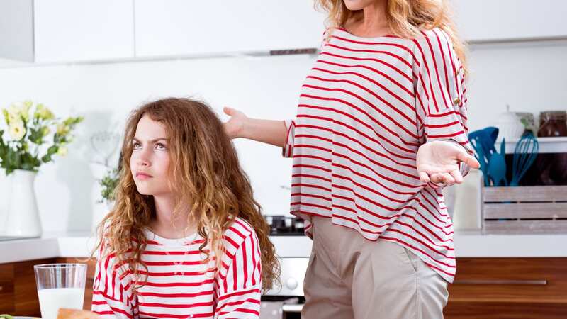The teenager slammed the adult