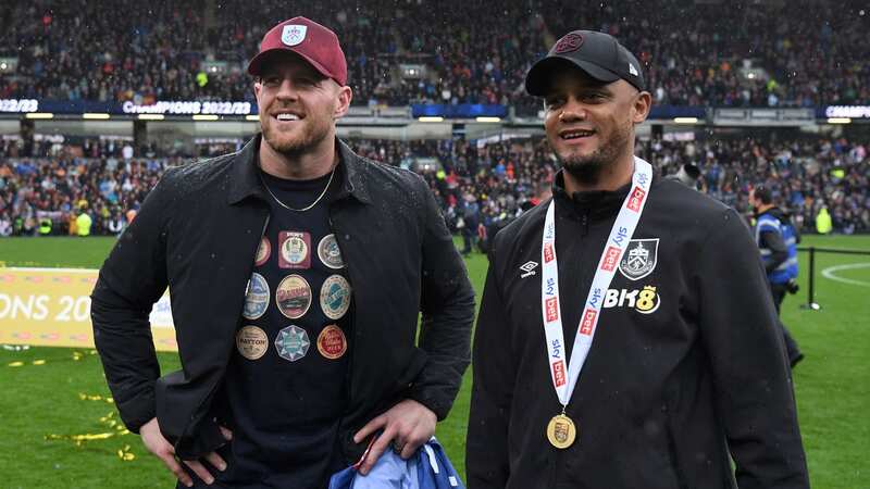 JJ Watt and Vincent Kompany know a lot about winning and they want to learn from each other. (Image: Gareth Copley/Getty Images)
