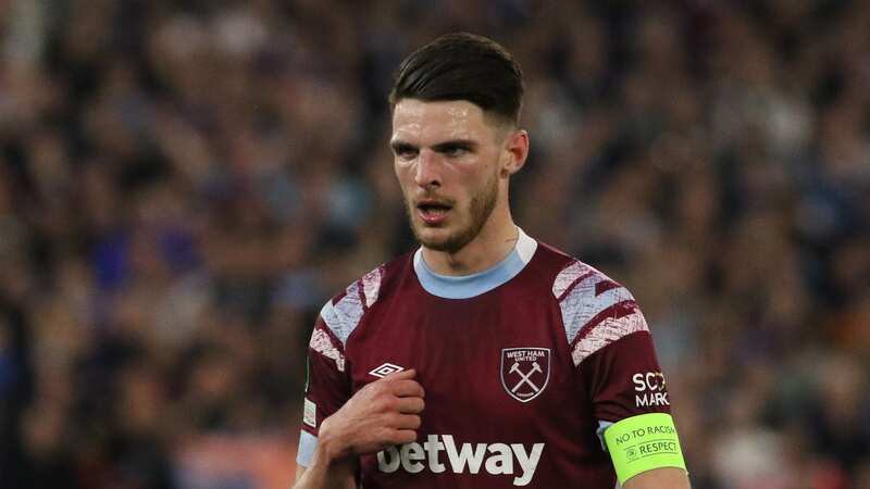 Declan Rice is expected to leave West Ham this summer (Image: Getty Images)