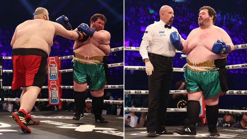 Boogie had to have his shorts taped during his fight with Wings