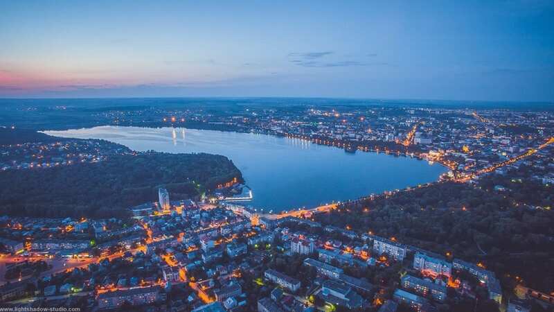 The missiles struck the city of Ternopil on Saturday as the Eurovision Song Contest took place (Image: Ternopil city council)