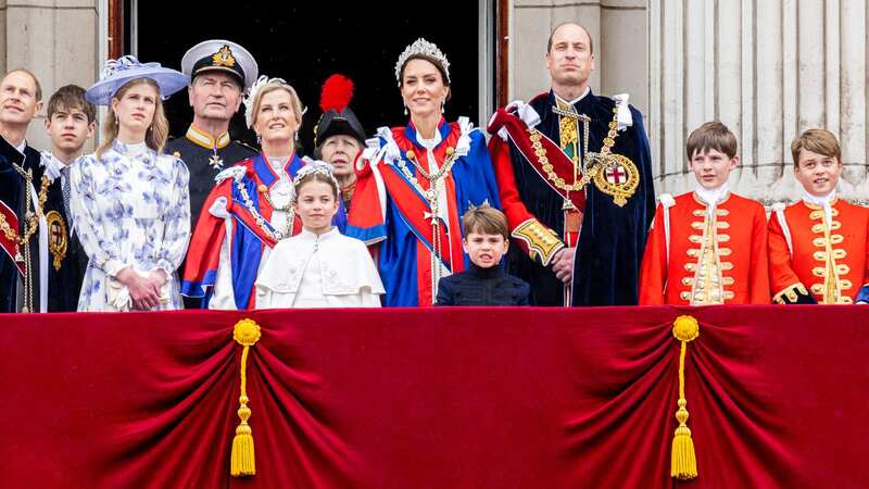 Members of the Royal family on the balcony at Buckingham Palace (Image: Getty Images)