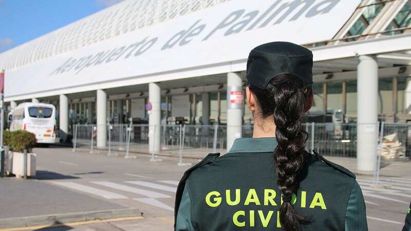 The man was arrested at Palma Airport (Image: SOLARPIX.COM)