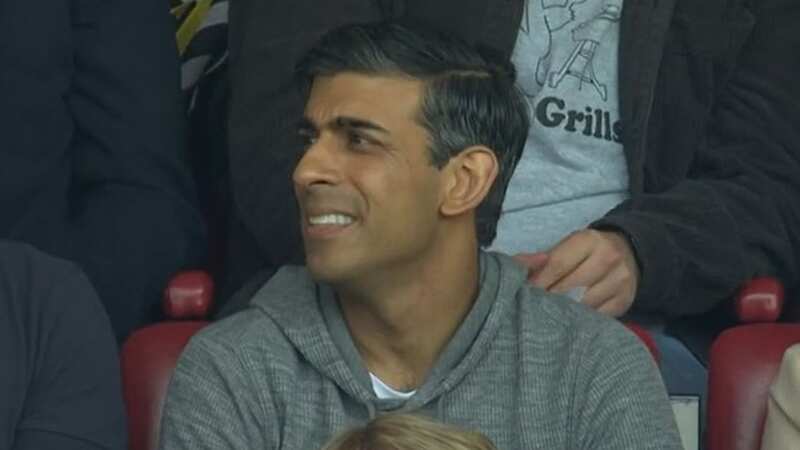 Rishi Sunak attended Saturday afternoon