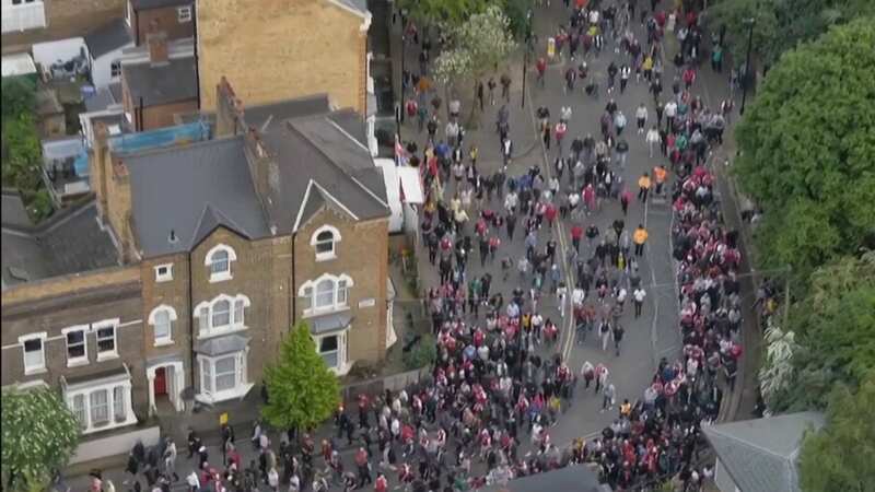 Arsenal fans leave Emirates in their thousands as Brighton end their title hopes