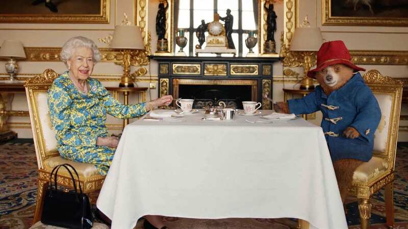 The Queen filmed the segment in Windsor Castle (Image: BUCKINGHAM PALACE/AFP via Getty)