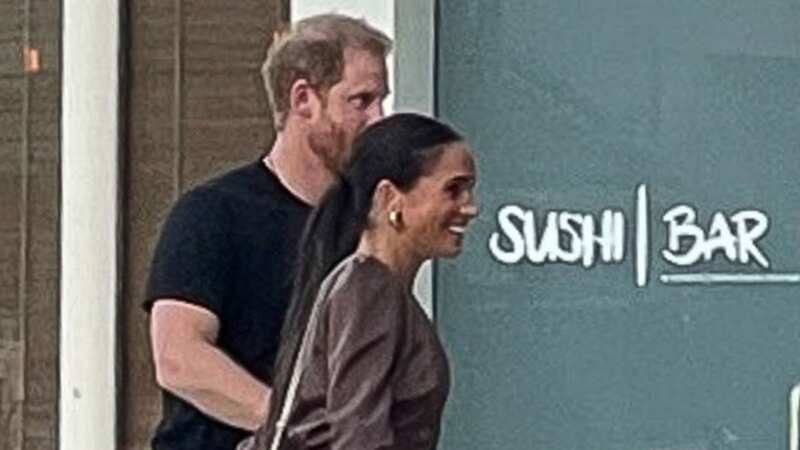 Prince Harry and Meghan Markle on a date night at the weekend (Image: TMZ / BACKGRID)