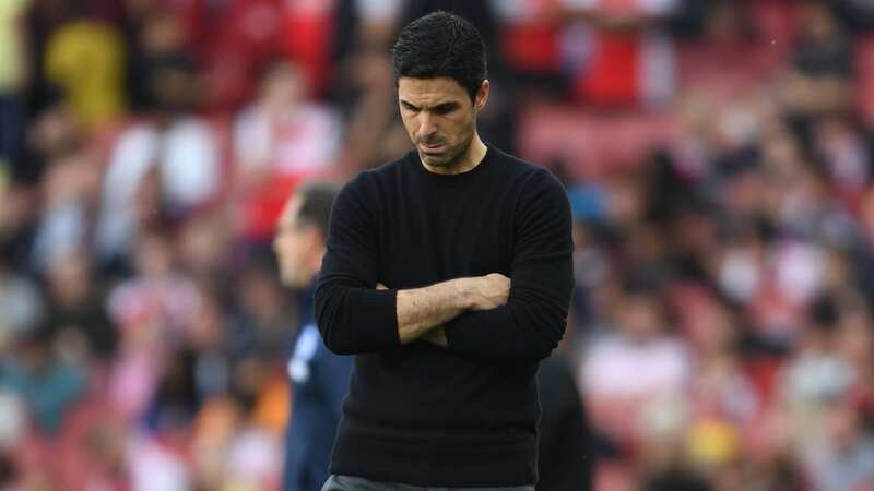 Josh Kroenke, Director of Arsenal, went to visit Mikel Arteta after the defeat to Brighton on Sunday (Image: David Price/Arsenal FC via Getty Images)