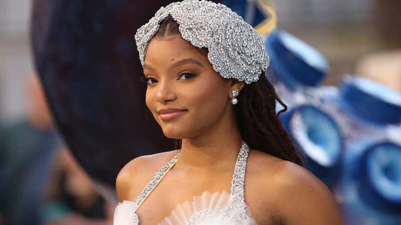 Halle Bailey looked amazing at the UK premiere of The Little Mermaid (Image: Getty Images)