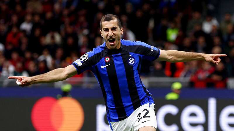 Henrikh Mkhitaryan was man of the match as Inter won their Champions League semi-final first leg 2-0 (Image: (Photo by Clive Rose/Getty Images))