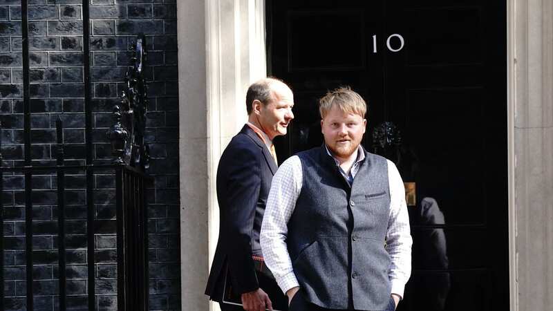 Kaleb Cooper went to Downing Street today (Image: PA)