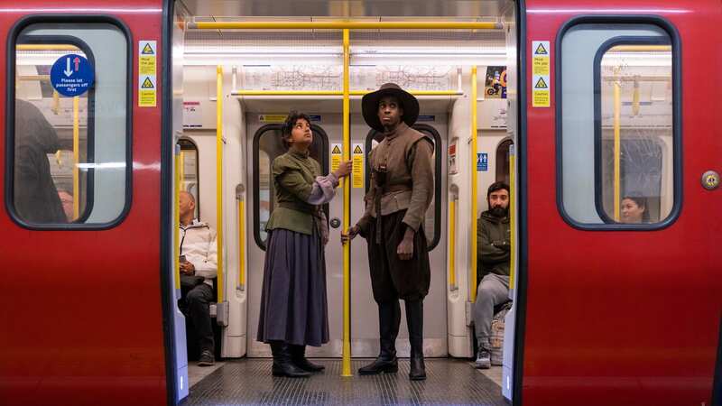 The Gunpowder Plot conspirators boarded the tube this morning heading for the Houses of Parliament (Image: PinPep)