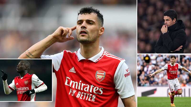 Granit Xhaka is set to leave Arsenal at the end of the season (Image: Arsenal FC via Getty Images)