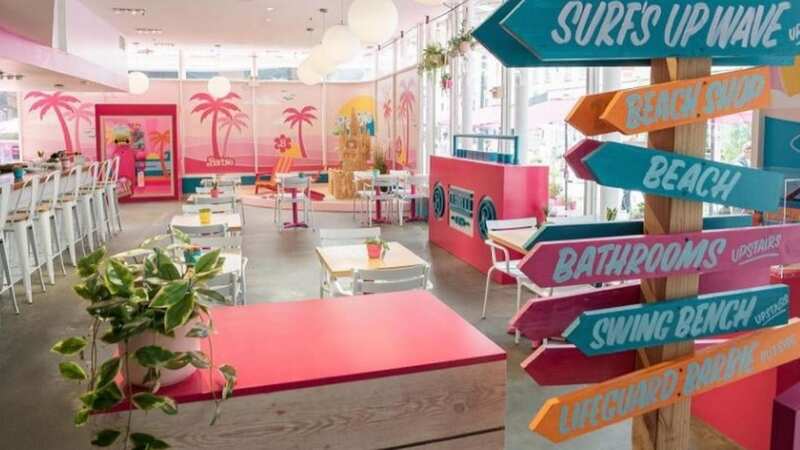 Take a look inside the Barbie cafe (Image: INSTAGRAM/NYSTEPBYSTEP)