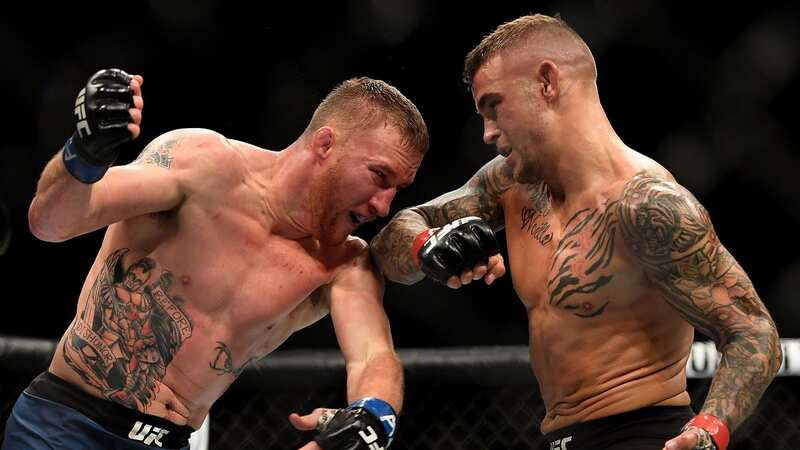 Dustin Poirier punches Justin Gaethje (Image: Getty Images)