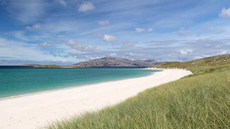 Sam and Chris Hoar discovered the small beach while in the Hebrides (Image: Alamy Stock Photo)