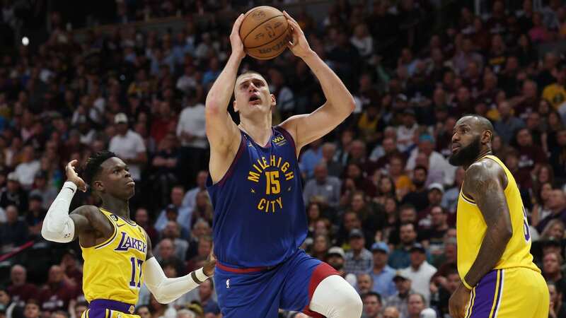 Nikola Jokic enjoyed a memorable night as the Denver Nuggets defeated the Los Angeles Lakers (Image: Matthew Stockman/Getty Images)