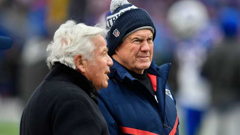 Robert Kraft is expecting Bill Belichick to deliver a better season for the Patriots in 2023. (Image: Adrian Kraus/AP/REX/Shutterstock)