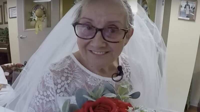 Dorothy “Dottie” Fideli, 77, of Ohio, married herself in an unusual wedding (Image: WLWT)