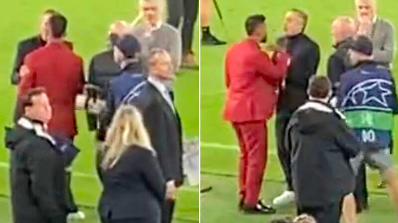 Patrice Evra involved in altercation with Man City staff after Real Madrid win