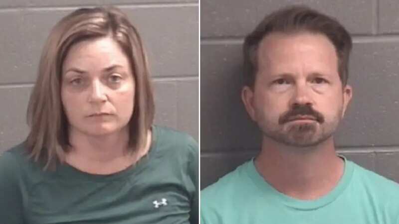 Krista (L) and Tyler Schindley (R) were arrested on multiple charges (Image: Spalding County Sheriff