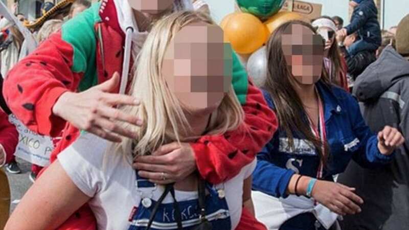 Students prank each over during the russ celebrations (Image: Getty Images)