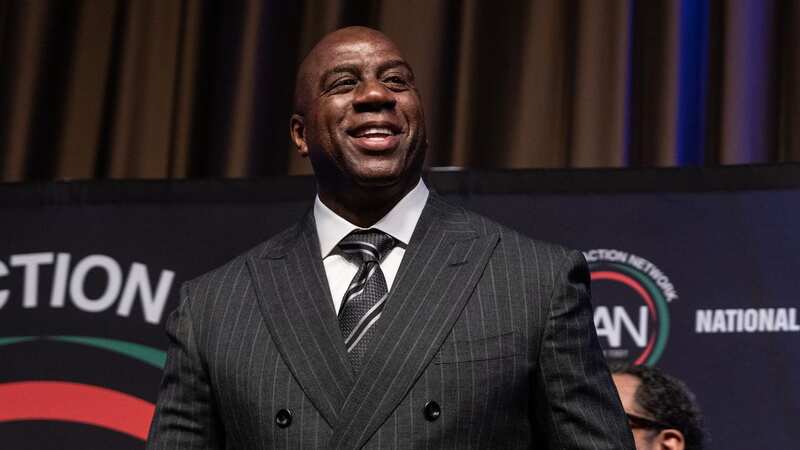 Magic Johnson will have to wait a little longer until his part-ownership of the Washington Commanders is confirmed. (Image: Lev Radin/Pacific Press/LightRocket via Getty Images)