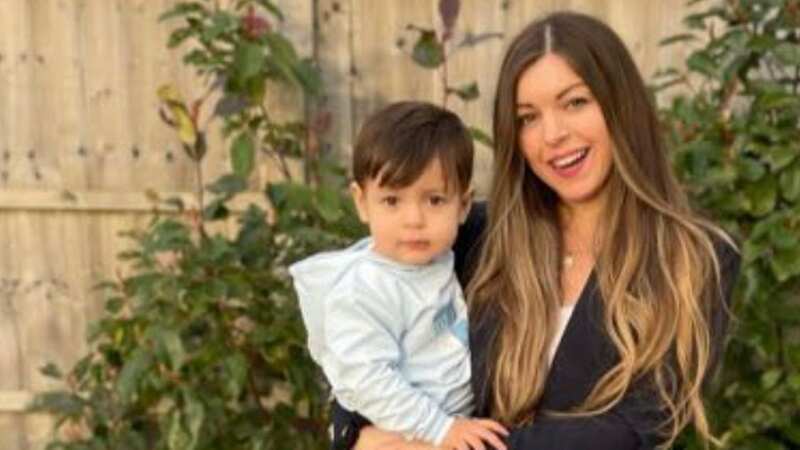 Katie Lyon, 35, and her son Kyrian who came across a cluster of four leaf clovers (Image: Katie Lyon)