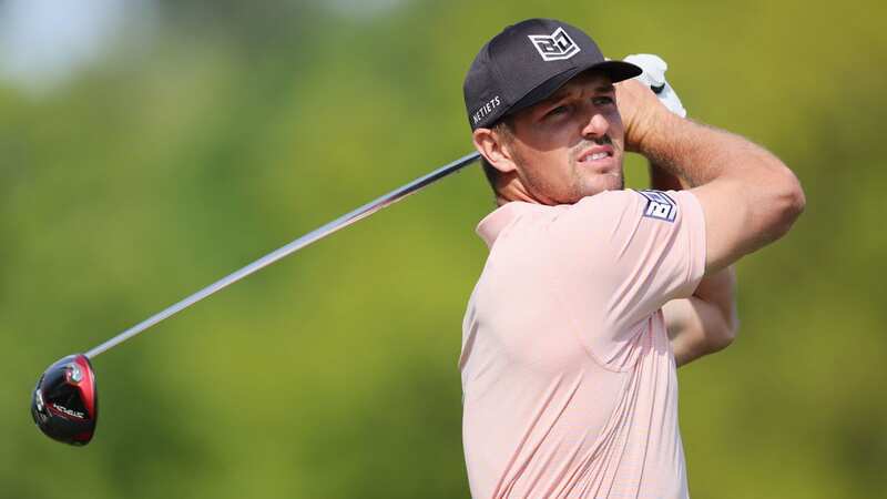 Bryson DeChambeau showed off his new slimmer physique after shedding weight (Image: Getty Images)