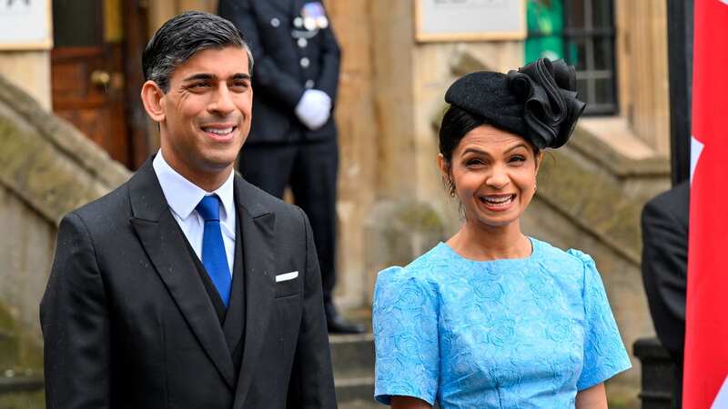 Rishi Sunak and Akshata Murty have an estimated fortune of £529 million (Image: Daily Mirror/Andy Stenning)