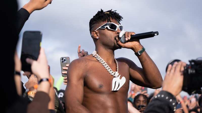 Former NFL star turned-rapper Antonio Brown performed at Rolling Loud Los Angeles in March. (Image: Scott Dudelson/Getty Images)
