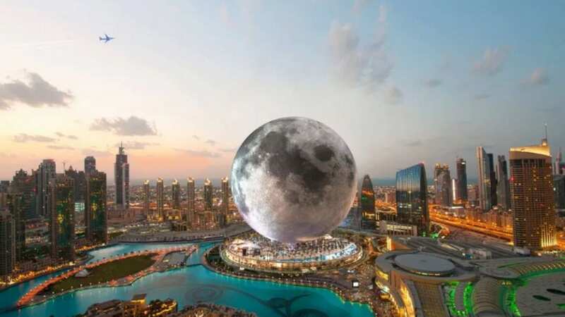 A businessman plans to build a giant moon replica costing £4billion (Image: Moon World Resorts Inc)