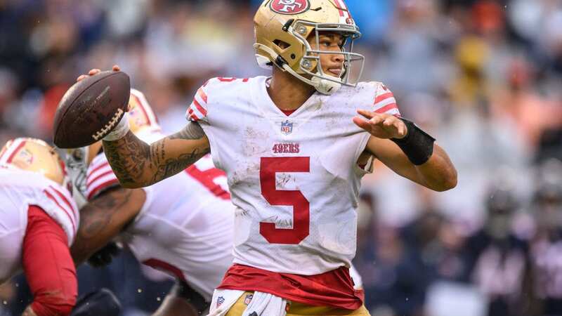 Trey Lance has been learning from two-time Super Bowl winner Patrick Mahomes in the offseason (Image: Thearon W. Henderson/Getty Images)