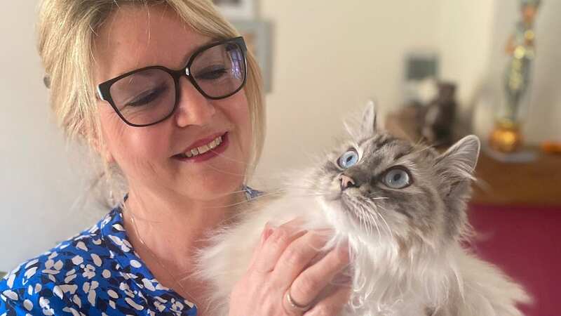 Jane Brigham-Curtis had taken her eye off Lulu for mere seconds when she swallowed a needle and thread (Image: SWNS)