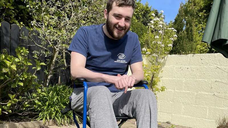 Dylan has been left wheel-chair bound by his illness (Image: Dylan Kelly / SWNS)