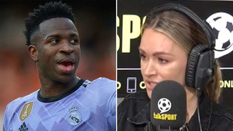 Laura Woods has offered her support to Vinicius Junior (Image: talkSPORT)