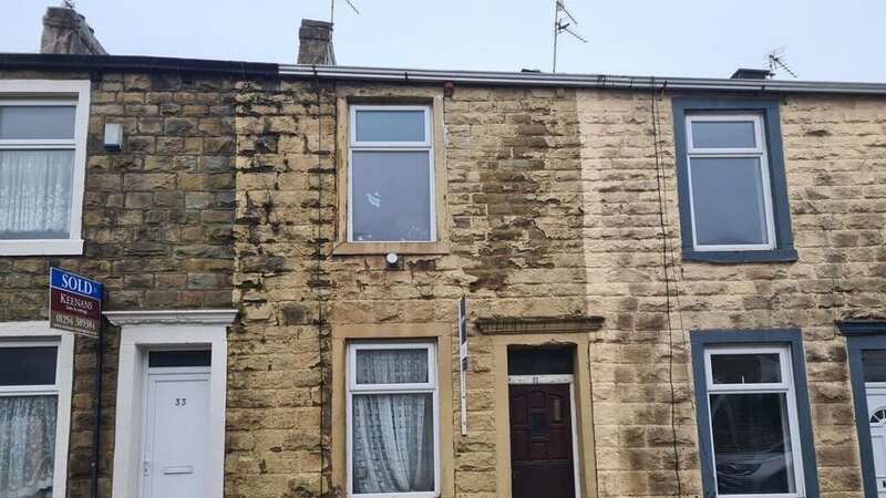 A home has just been put on the market in the town of Accrington for a reasonable price of £40,000 (Image: pugh-auctions.com)