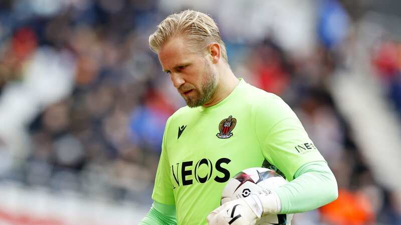 Kasper Schmeichel in action for Nice earlier this season (Image: Getty Images)