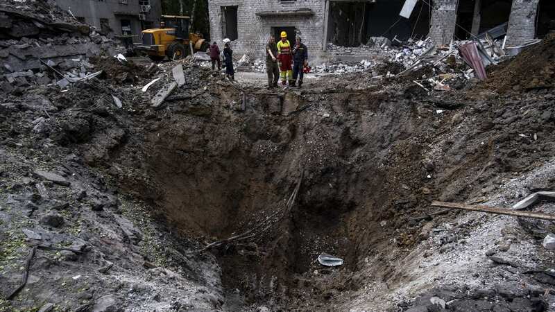 Kyiv sources claim more than 100,000 soldiers have been killed battling for Bakhmut and that Ukraine ’s soldiers will encircle them in the coming weeks (Image: Anadolu Agency via Getty Images)